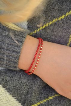 "This gorgeous gemstone bracelet is made of high-quality Real Coral 3mm. Available in simple Red Coral version or with Gold Hematite. Red Coral is said to absorb negativity, support friendships and groups/communities. . ❗️Sign up to our Newsletter and get 15% OFF your order (copy this link to browser search) - https://forms.gle/R74xLdL1MSmC9Apn6 ❗️ . 🔸 MEASUREMENTS🔸 ▪️ Gemstones: Red Coral, Gold plated Hematite ▪️ Beads size: 3 mm (Coral), 2mm (Gold Hematite) ▪️ Clasp: Gold vermeil (24k gold p Dainty Red Beaded Bracelets With Tiny Beads, Dainty Red Beaded Bracelets For Everyday, Red Round Beads Bracelet For Everyday, Red Beaded Dainty Bracelets, Red Hand Wrapped Bracelets, Red Stackable Bracelets With Round Beads, Red Minimalist Bracelet For Everyday Wear, Red Minimalist Bracelet For Everyday, Minimalist Red Bracelets For Everyday