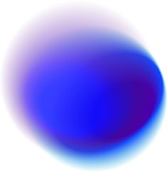 an abstract blue and white background with some blurry colors in the bottom right corner