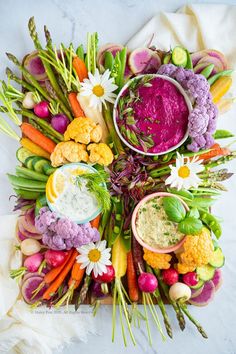 the cover of spring veggie board