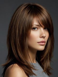 Layered Haircuts For Medium Hair, Haute Hair, Gray Hair Growing Out, Hairstyles For Layered Hair, Short Layered Haircuts, Fresh Hair, Haircuts For Medium Hair, Haircuts Straight Hair