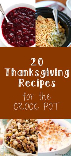 thanksgiving recipes for the crock pot