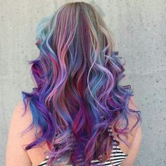 Multi Colored Hair, Hair Dyes, Coloured Hair