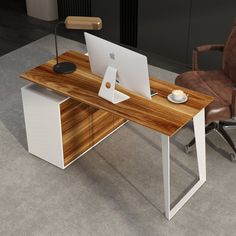 Enhance your workspace with this Contemporary L-Shaped Desk, designed for both functionality and style. Featuring a spacious natural wood surface and a sleek black or white finish, this desk offers ample room for all your work essentials, including dual monitors, office supplies, and more. The integrated storage cabinet provides additional space to keep your workspace organized and clutter-free. Crafted with high-quality materials, this desk is built to last and designed to fit seamlessly into a Natural Wood And Black, L Shaped Desk With Storage, Integrated Storage, Wood And Black, Desk With Storage, Shaped Desk, Office Setting, Work Essentials, L Shaped Desk