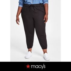 in stock Comfort Stretch Ankle-length Joggers With Elastic Waistband, Stretch Ankle-length Joggers With Elastic Side Panels, Comfortable Full-length Joggers With Pockets, Black Ankle-length Joggers With Pockets, Black 4-way Stretch Functional Joggers, Bare Beauty, Luxe Gifts, Off Duty, Jogger Pants