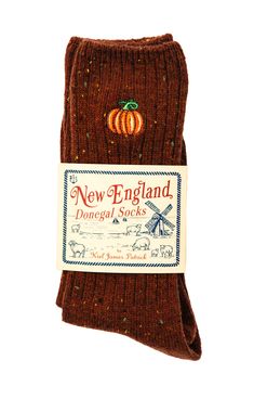 Put your coziest foot forward in our limited edition New England donegal socks. It's our spin of the yarn take on an Irish classic. We kept the signature feel and flecks you're used to in a donegal but added a distinctly New England touch with our seaside embroidery. Product Details: One size fits most Wash cold, lay flat to dry 10% Cotton, 10% Wool, 25% Nylon, 55% Acrylic Imported Please note, we do not accept returns on our New England Donegal Socks. All purchases are final. Seaside Embroidery, Fall Socks, Embroidery Product, Kiel James Patrick, Mobile Logo, Monogram Outfit, James Patrick, Sunglasses Strap, Slap Bracelets