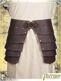 | Description | Classic armor pieces are practical, universal models of medieval leather armor. Their simple design suits any type of LARP character while being easily adjustable and compatible with a wide range of accessories. This massive set of tassets provides an excellent addition to hip and thigh protection. With its 5 overlapping slats, central ring for mobility and multiple belt loops, it's a solid and practical piece of armor. These pieces of leather armor will be perfect for your next Medieval Leather Armor, Thigh Armor, Hip Armor, Fox Glove, Armor Pieces, Medieval Belt, Leather Armor, Antique Hardware, Wide Belt