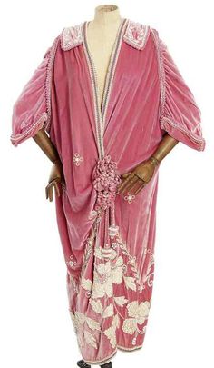 Jeanne Paquin - Manteau Opéra - été - 1912 Art Nouveau Fashion, Evening Jacket, Flapper Style, Evening Jackets, Antique Clothing