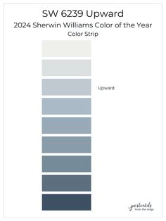 the color scheme for sheryln williams's paint swats, including blue and gray