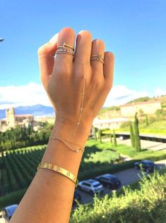 The coolest accessory to your accessories. Ships in 4-7 business days. Diamond Outline, Pave Bangle, Hand Chain Bracelet, Hand Chain, Tennis Bracelet Diamond, Gorgeous Bracelet, Bezel Diamond, Diamond Bracelets, Heart Bracelet