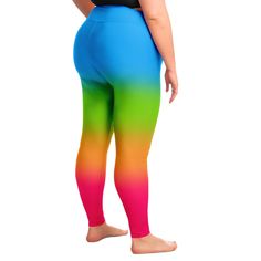 Show your pride in our fun & vibrant leggings. Beautifully designed with the Panromantic pride colors in our most loved ombre gradient. Also available in sizes XS-XL Built to last, whether you're at the gym, a walk in the park, attending a pride event, or lounging at home. Extra soft and comfortable. Made to feel like a second skin, with our advanced 4-way stretch, crafted with a premium microfiber polyester-spandex blend. Squat proof 4-way stretch High-waist comfort band Full length Elastic wai Multicolor Stretch Bottoms For Pride, Pride Event, Pride Colors, Ombre Gradient, Legging Fits, Walk In The Park, Squat Proof, At The Gym, Second Skin