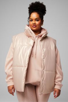 Oversized Puffer Vest Fabletics pink female Activewear >> Womens >> Jackets & Outerwear >> Jackets plus Everyday Oversized Puffer, Puffer Vest, Oversized Silhouette, Active Wear For Women, Outerwear Jackets, Puffer, Active Wear, Jackets For Women