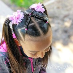 Toddler Hair Dos, Cross Braids, Toddler Hairstyles Girl Fine Hair, Hairstyles Girl, Two Ponytails