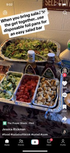 the food is being displayed on the table for people to eat it and then they will be served