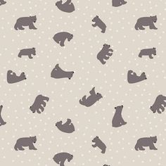 the silhouettes of cats and dogs are shown in grey on a gray background with white dots