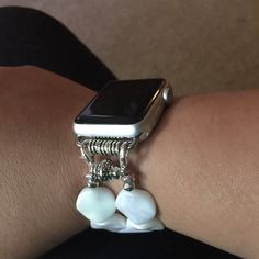 ON SALE Apple Watch Band Watch Band for Apple Watch White | Etsy White Watch Band With Bracelet Strap, Trendy Adjustable Apple Watch Band As Gift, Adjustable White Apple Watch Bracelet Strap, Adjustable Apple Watch Band With Extender As Gift, Adjustable White Bracelet Strap Apple Watch Band, White Adjustable Watch Accessories For Gift, Adjustable White Watch Accessories For Gifts, Adjustable Bracelet Strap Apple Watch Band, Adjustable Rectangular Apple Watch Band With Bracelet Strap