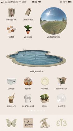 an info sheet showing the different types of objects