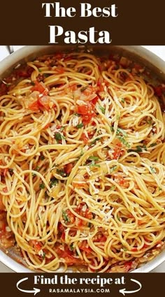 the best pasta recipe ever and it's easy to make