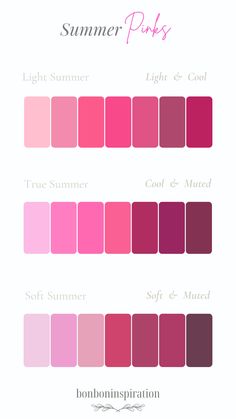 Light Summer Color Palette Outfits, Summer Color Season, Pink Color Combos, Olive Palette, Color Analysis Summer, Cool Summer Palette, Light Summer Color Palette, Summer Color Palettes, Summer Palette