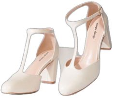 Beige T-strap Heels For Formal Occasions, Chic Beige T-strap Heels, Flapper Shoes, Holiday Shoes, Pin Up Style, Shoes Heels Pumps, Heels & Wedges, Vintage Branding, 4 Inch Heels