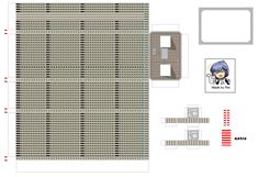 the floor plan for an apartment building with two floors and one room on each side