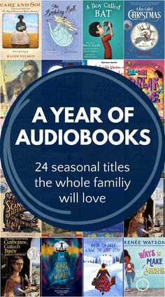 a year of audiobooks with the title 24 seasonal titles, the whole family will love