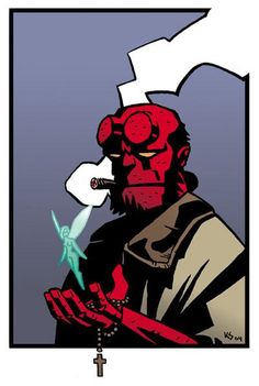 Hellboy Characters, Indie Comics Art, Colored Characters