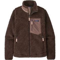 Patagonia Fleece Jacket For Cold Winter Weather, Patagonia Hooded Fleece Jacket For Cold Weather, Patagonia Fleece Jacket For Fall Outdoor Activities, Patagonia Fleece Jacket For Outdoor Fall Activities, Patagonia Hooded Fleece Jacket For Outdoor Activities, Brown Fleece-lined Outerwear For Outdoor, Functional Nylon Fleece Jacket For Outdoor, Brown Outdoor Outerwear With Fleece Lining, Fleece Outerwear With Pockets For Outdoor