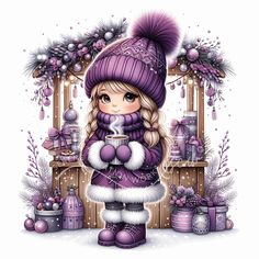 Purple Christmas Market Gnome Clipart 10 Watercolor JPG for Junk Journal, Scrapbook, Christmas Cards, Digital Download, Fantasy, Whimsical 🌟 BUY MORE! SAVE MORE! 🌟 👉 Get 70% off your order when you buy 10 items at this shop. Discount shown at checkout. 👉 Get 75% off your order when you buy 15 items at this shop.Discount shown at checkout. **Please Read** This item is an **Instant Digital Download** with free commercial use. No physical item will be shipped. This kit has 10 different Pink Chr Scrapbook Christmas Cards, Christmas Cards Digital, Childhood Christmas, Scrapbook Christmas, Snowman Images, Steampunk Christmas, Snowman Clipart, Digital Christmas Cards, Winter Moon