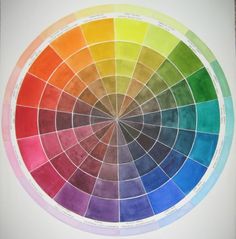 a color wheel with different colors in it