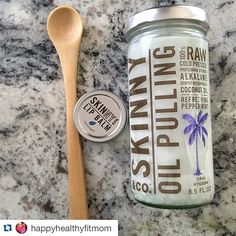 Thank to Skinny Community member @happyhealthyfitmom for the post! Have you tried Skinny Oil Pulling yet? ・・・ "I don't think I will ever be able to oil pull with plain coconut oil again. I'm in love with my new @skinnycoconutoil! #healthy #oilpulling" Homemade Organic Skin Care, Coconut Oil Facial, Coconut Oil Moisturizer, Coconut Oil Lotion