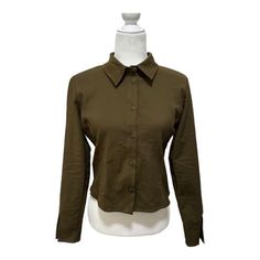 Questions? Leave A Comment Below! Zara Green Cotton Blouse, Green Button-up Solid Color Top, Zara Green Button-up Shirt, Zara Black Button-up Blouse, Green Button-up Shirt With Snap Buttons, Print Shirts Women, Oversized Button Down Shirt, Shirt Blouses Women's, Zara Shirt