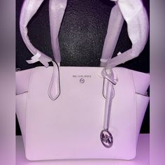 Michael Kors Marilyn Tote Bag Optic White Nwt Elegant White Satchel For Errands, Michael Kors White Satchel With Handles, White Michael Kors Satchel, Michael Kors White Double Handle Satchel, Michael Kors White Tote Satchel, White Michael Kors Double Handle Satchel, White Michael Kors Tote Satchel, Elegant Michael Kors Satchel For Errands, Michael Kors White Double Handle Bag