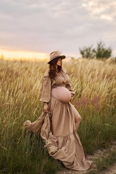 Camel maternity dress for photo session :  - two piece bohemian style gown - ruffled off the shoulder long sleeve crop top  - long maxi skirt with ruffle , it is longer in the back, the skirt has slits on both sides and adjustable waist  This gorgeous boho set is made of very soft, natural gauze material ( 100% cotton ).  All materials used are new and sewed by me. The material is certified by OEKO_TEX Standard 100 and GOTS - meeting all safety standards. SIZE : One size fits most  ( S- XL )  CO Fitted Off-shoulder Maternity Dress For Spring, Spring Off-shoulder Fitted Maternity Dress, Flowy Off-shoulder Maternity Maxi Dress, Flowy Long Sleeve Maternity Dress For Spring, Spring Long Sleeve Flowy Maternity Dress, Spring Off-shoulder Maternity Dress, Summer Off-shoulder Fitted Maternity Dress, Fitted Beige Maternity Dress, Flowy Long Sleeve Maxi Dress For Maternity