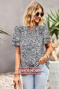 Women's Bohemian Floral Shirt Bohemian Floral, Blouse Outfit, Floral Shirt, Blouses For Women, Blouses, Floral