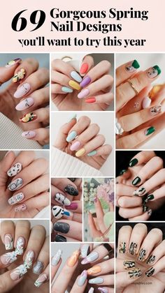 Cartoon Tattoos, Blooming Flowers, Trendy Nails, Spring Nails, This Year