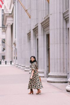 Green Floral Dress Outfit Ideas. Wore this puff sleeve dress with tall brown boots - suede boots. These are great Fall outfits, Spring outfits, and Summer outfits. There's a mixture of long sleeve dress, maxi dresses, summer dresses, sleeveless dress, and how to turn a summer dress into a fall dress. How to wear dresses in multiple seasons. Style inspiration. Green Floral Dress Outfit, Floral Dress Outfit Ideas, Long Sleeve Dress Maxi, Floral Dress Outfit, Ruffle Floral Maxi Dress, Maxi Dresses Summer, Square Neckline Dress, Floral Dress Outfits, Cynthia Rowley Dress