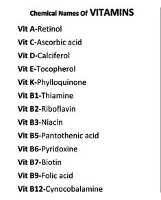 𝐌𝐞𝐝𝐰𝐨𝐫𝐥𝐝⚕️🌏 on Instagram: “. CHEMICAL NAMES OF VITAMINS ☝🏽☝🏽 . . Follow @medicosmedworld for more Follow @medicosmedworld for more . . . . . . . . . . . . . . #medico…” Vitamin Name Chart, Vit K, Vit B12, Medical Lab, All Vitamins, Study Flashcards, Nursing School Notes, Pantothenic Acid, Blood Test