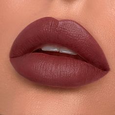 Lip image Velvet Glam Almost Matte Liquid Lipstick in Call My Agent. A burgundy blackberry color. Burgundy Jewelry, Fall Lip Color, Dry Lip, Call My Agent, Burgundy Lips, Burgundy Lipstick, Fall Lips, Lip Shades, Plum Lips