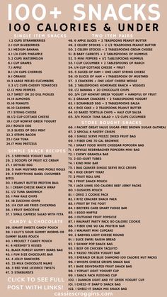 Get healthy and hit your fitness goals with this list of over 100 snacks that are 100 calories and under! If you want quick snacks, home-made snacks, or even store bought 100 calorie snacks this list has it all! After years of trying I finally lost 70 pounds by counting calories! Lose weight and get fit with these 100+ snacks under 100 calories! #fitness #healthyrecipes #cassiescroggins Pool Snacks, Store Bought Snack, Snacks Under 100 Calories, Health And Fitness Goals, 100 Calorie Snacks, 100 Calorie, Under 100 Calories, Keto Plan, Best Fat Burning Foods