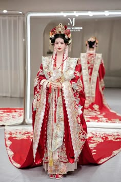 Ancient Chinese Wedding Dress, Hanfu Inspired Wedding Dress, Hanfu Wedding Dress, Red Chinese Wedding Dress Dream Dresses By Pmn, Traditional Chinese Empress Dress, Hanfu Princess