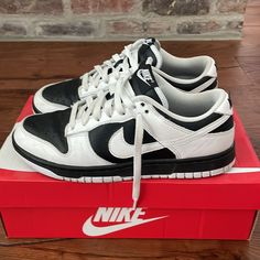 Nike Dunk Low Reverse Panda Men’s Size 8 Used Good Condition Black/White Nike Dunk Low Reverse Panda, Nike Dunk Low Men, Nike Dunk Low, Dunk Low, Nike Dunk, Nike Dunks, Mens Shoes Sneakers, Jordan 1, Black Nikes