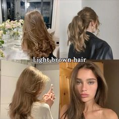 Blond Hair On Brunettes, Hair Color Ideas For Light Brown Skin, Blond Or Brunette, Blond Hair For Brunettes, Blonde From Brown, Blonde In Brown Hair, All Over Brown Hair, Types Of Brunette, Light Blonde Brown Hair