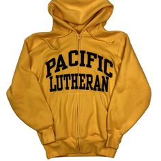 Y2K Pacific Lutheran Lutes University zip up hoodie. Jan sport. High-quality. Tagged as a small. 20 inches fit to fit, 26 inches long. Two front slide pockets. Overall excellent vintage condition, does have a couple of bleach marks on the left sleeve shown in last photo. No rips or tears. Smoke and pet free home. PLU. Sporty Long Sleeve Hoodie With Ykk Zipper, Hooded Sweatshirt With Zipper For Sports, Hooded Zipper Closure Hoodie For Sports, Hooded Zipper Sweatshirt For Sports, Hooded Sweatshirt With Zipper Closure For Sports, Streetwear Sportswear Hoodie With Zipper Closure, Sports Fleece Hoodie With Zipper Closure, Sportswear Hoodie With Zipper For Streetwear, Sportswear Sweatshirt With Zipper For Streetwear