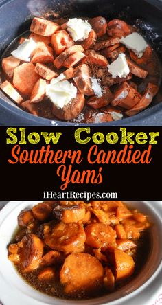 slow cooker southern candied yams