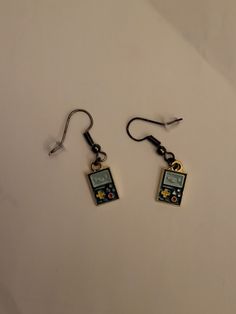 Bemo earrings Retro Drop Earrings Jewelry Gift, Retro Nickel-free Drop Earrings, Nickel-free Retro Drop Earrings, Retro Dangle Jewelry As Gift, Retro Dangle Jewelry As A Gift, Retro Rectangular Earrings For Gift, Retro Dangle Metal Earrings, Retro Metal Dangle Earrings, Retro Pierced Drop Earrings