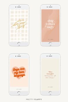 4 x mobile phones each featuring a different dog mom quote wallpaper design in soft pink and natural colors Mom Aesthetic Wallpaper, Mom Background, Dog Mom Aesthetic, Aesthetic Wallpaper Backgrounds, Mom Aesthetic, Dog Friendly Hotels, Free Desktop Wallpaper, Modern Dog