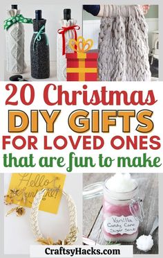 christmas gifts for loved ones that are fun to make