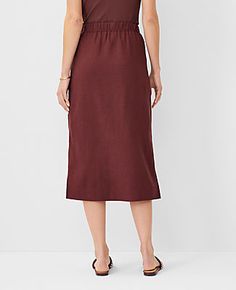 Introducing Ann Taylor Weekend – relaxed separates and easy pairings that take the work out of getting dressed. Elasticized waist. Front off-seam pockets. Side slits. Lined.,Hit:29" long,Imported:Imported,Fit:Hits at mid-calf,Length:29" long,Fabrication:Shell: 55% Linen, 45% Viscose; Lining: 100% Cotton,Garment Care:Machine Washable Petite Weekend Linen Blend Easy Pencil Skirt by Ann Taylor Size petite - Small Brown Stone Women's Linen, Blend, Pencil, Skirts, Shell 55%, Linen, 45%, Viscose Linin Brown Stone, Style Steal, Blazer And Skirt, Stone Material, Weekend Wardrobe, Sleepwear & Loungewear, Petite Fashion, White Summer, Linen Women