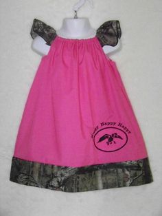 Camo & Duck Dynasty Hot Pink Pillowcase Dress / by KarriesBoutique, $35.00 Funny Mom Birthday Cards, Homemade Dresses, Ava Elizabeth, Pink Duck, Disney Princess Funny, Homemade Dress, Mossy Oak Camo