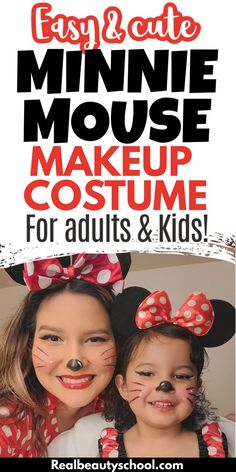 Mice Makeup Halloween, Minnie Mouse Costume Kids, Minnie Mouse Costume Toddler, Toddler Makeup